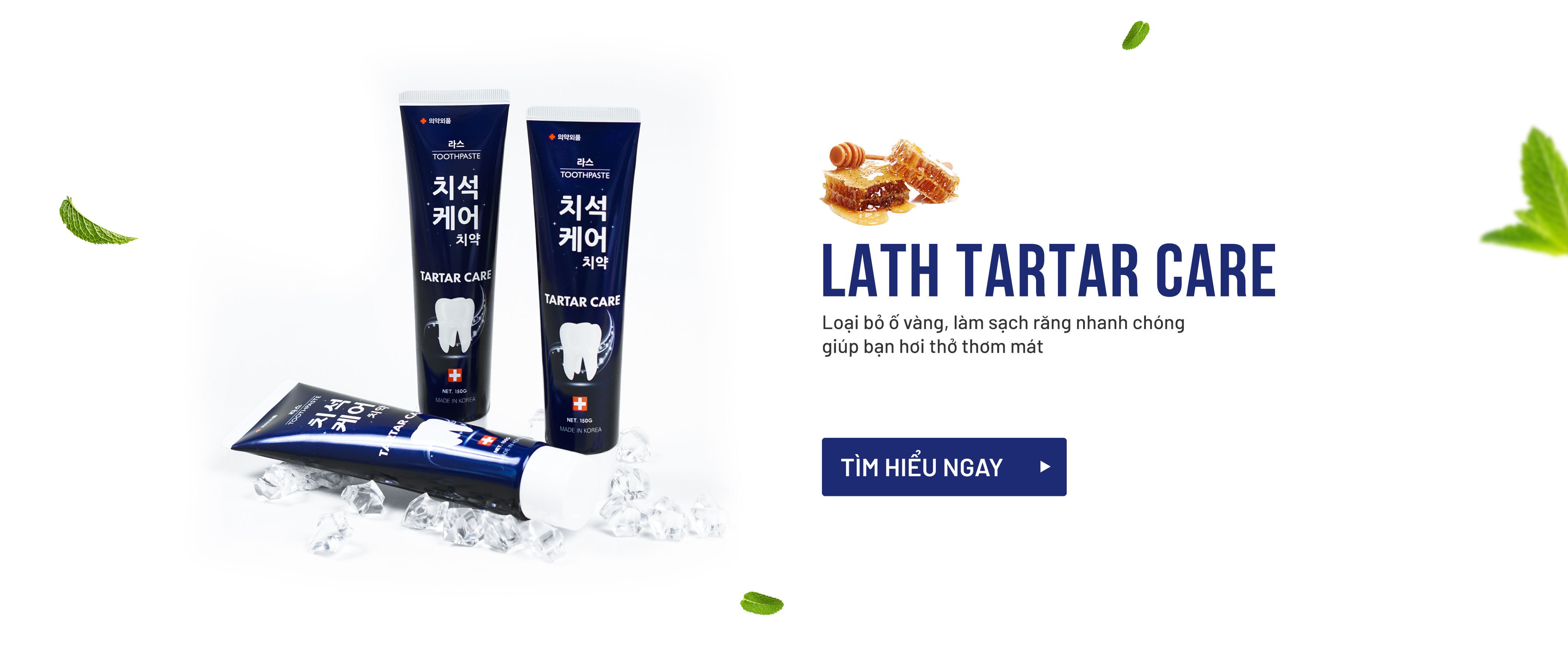 Kem đánh trắng răng TarTar Care Hàn Quốc 
